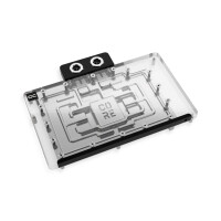 Alphacool 10268, Rückenplatte, Acryl, Aluminium, Chrom, Kupfer, Nylon, Schwarz, Chrom, 3-Pin JST, 1/4", 60 °C