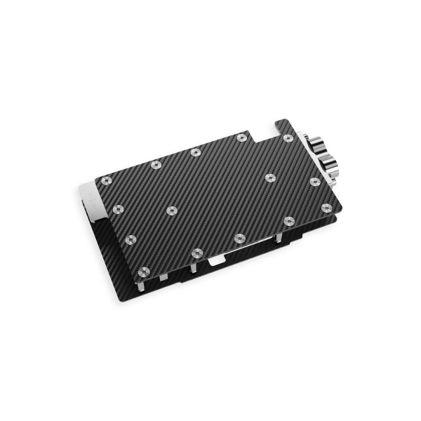 Alphacool 10262, Rückenplatte, Aluminium, Chrom, Kupfer, Schwarz, Chrom, 3-Pin JST, 1/4", 60 °C