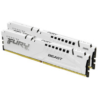 Kingston FURY Beast 32GB 6000MT/s DDR5 CL36 DIMM (Kit of 2) White EXPO, 32 GB, 2 x 16 GB, DDR5, 288-pin DIMM, Weiß
