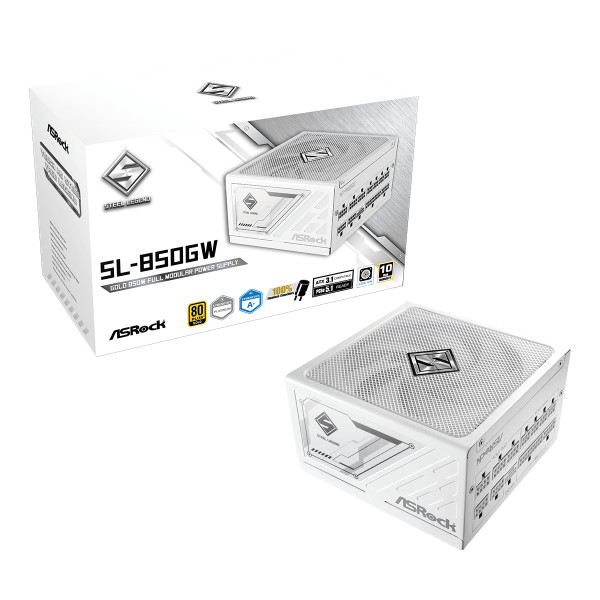 ASRock SL-850GW Steel Legend, 850 W, Überhitzung, Überstrom, Überlastschutz, Überspannung, Kurzschluß, 20+4 pin ATX, 60 cm, 120,450 mm, 60 cm
