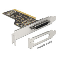 Delock 89362, PCI, Parallel, 0,0015 Gbit/s, Windows 7 Home Basic, Windows 7 Home Basic x64, Windows 7 Home Premium, Windows 7 Home Premium...