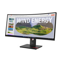 Lenovo ThinkVision T34WD-40, 86,4 cm (34"), 3440 x 1440 Pixel, Wide Quad HD, LED, 6 ms, Schwarz