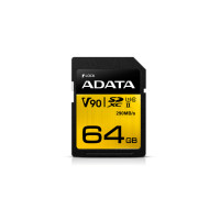 ADATA Premier ONE, 64 GB, SDXC, Klasse 10, UHS-II, 290...