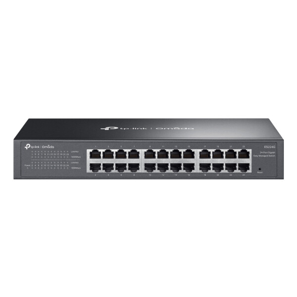 TP-LINK Omada ES224G, Managed, L2, Gigabit Ethernet (10/100/1000), Rack-Einbau
