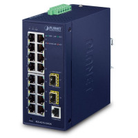 Planet IGS-4215-16T2S, Managed, L2/L4, Gigabit Ethernet (10/100/1000), Vollduplex, Wandmontage