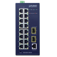 Planet IGS-4215-16T2S, Managed, L2/L4, Gigabit Ethernet (10/100/1000), Vollduplex, Wandmontage