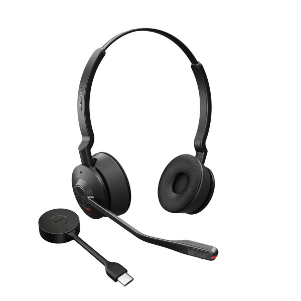 Jabra Engage 55, Kabellos, Büro/Callcenter, 83 g, Kopfhörer, Schwarz, Titan