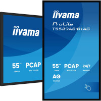 Iiyama T5529AS-B1AG, Interaktiver Flachbildschirm, 138,7 cm (54.6"), LED, 3840 x 2160 Pixel, WLAN, 24/7