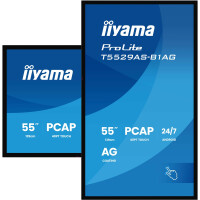 Iiyama T5529AS-B1AG, Interaktiver Flachbildschirm, 138,7 cm (54.6"), LED, 3840 x 2160 Pixel, WLAN, 24/7