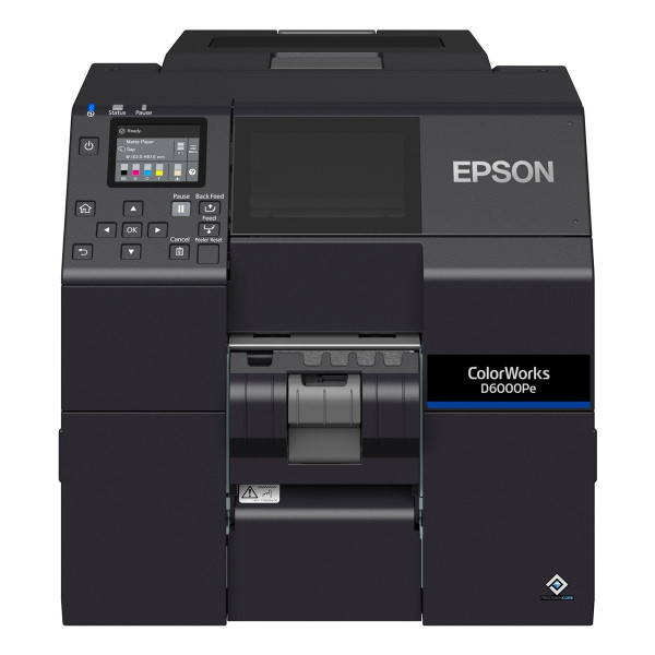 Epson ColorWorks D6000Pe, Wärmeübertragung, 1200 x 1200 DPI, 119 mm/sek, Kabelgebunden, Schwarz