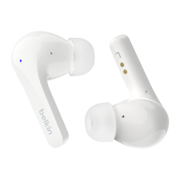 Belkin SoundForm Motion, True Wireless Stereo (TWS), Anrufe/Musik/Sport/Alltag, Kopfhörer, Weiß