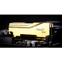 G.Skill Trident Z5 Royal F5-6000J2836G32GX2-TR5G, 64 GB, 2 x 32 GB, DDR5, 288-pin DIMM, Gold