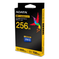 ADATA UD256GEX3L1-C, 256 GB, MicroSDXC, UHS-II, 800 MB/s,...
