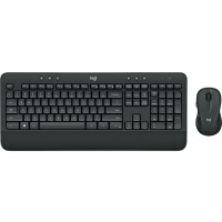 Logitech MK545 ADVANCED Wireless Keyboard and Mouse Combo, Volle Größe (100%), Kabellos, RF Wireless, Schwarz, Maus enthalten