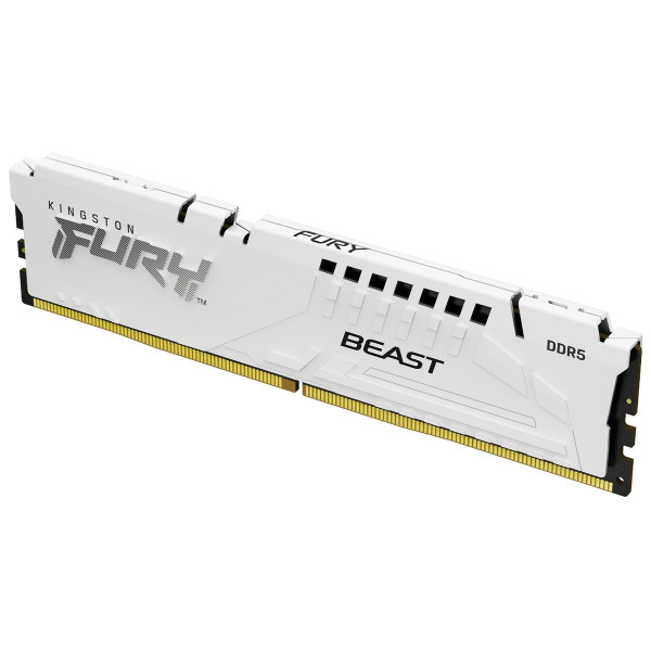 Kingston FURY Beast 16GB 5600MT/s DDR5 CL36 DIMM White EXPO, 16 GB, 1 x 16 GB, DDR5, 288-pin DIMM