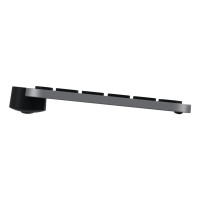 Logitech MX Keys S for Mac, Kabellos, RF Wireless + Bluetooth, Scherenschalter, QWERTY, LED, Aluminium, Schwarz