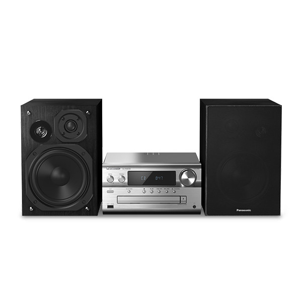 Panasonic SC-PMX94EG-S, Heim-Audio-Mikrosystem, Schwarz, Silber, 120 W, 2-Wege, 14 cm, 19 cm