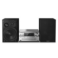 Panasonic SC-PMX94EG-S, Heim-Audio-Mikrosystem, Schwarz, Silber, 120 W, 2-Wege, 14 cm, 19 cm