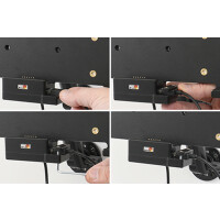 Brodit 712401, Tablet/UMPC, Aktive Halterung, Drinnen, Schwarz