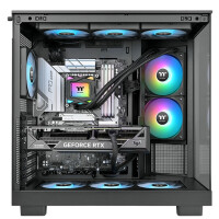 Thermaltake LA240 ARGB, Flüssigkeitskühlung, 12 cm, 600 RPM, 2500 RPM, Schwarz