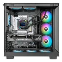 Thermaltake LA360-S ARGB, Flüssigkeitskühlung, 12 cm, 600 RPM, 2500 RPM, Schwarz
