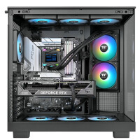 Thermaltake LA240-S ARGB, Flüssigkeitskühlung, 12 cm, 600 RPM, 2500 RPM, Schwarz