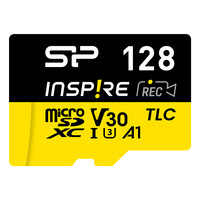Silicon Power SP128GBSTXLV3V1NSP Micro SD Card 128 GB a1...