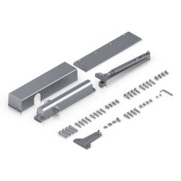 Ubiquiti UACC-DoorCloser, Universal, Aufputz-Türschließer (regelmäßiger Arm), Innentür/Außentür, Grau, 180°, Aluminium