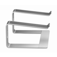 Gembird NBS-D1-01, Laptop-Ständer, Aluminium, Silber, Aluminium, Silikon, 39,6 cm (15.6"), 5 kg, 225 mm