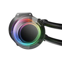 Antec Vortex Lum 360 ARGB, Flüssigkeitskühlung, 12 cm, Schwarz