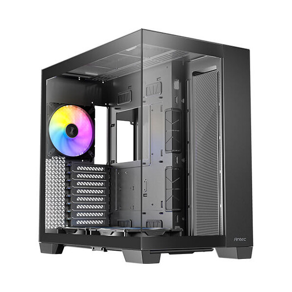 Antec C8 ARGB, Full Tower, PC, Schwarz, ATX, EATX, ITX, micro ATX, Glas, Kunststoff, Stahl, Gaming