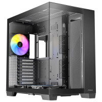 Antec C8 ARGB, Full Tower, PC, Schwarz, ATX, EATX, ITX, micro ATX, Glas, Kunststoff, Stahl, Gaming
