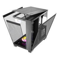 Antec C8 ARGB, Full Tower, PC, Schwarz, ATX, EATX, ITX, micro ATX, Glas, Kunststoff, Stahl, Gaming