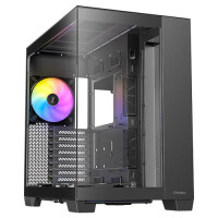 Antec C8 ARGB, Full Tower, PC, Schwarz, ATX, EATX, ITX, micro ATX, Glas, Kunststoff, Stahl, Gaming