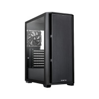 Chieftec AS-02B-TG-OP, Midi Tower, PC, Schwarz, ATX,...