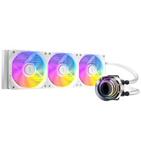 Antec Vortex Lum 360 White ARGB, Flüssigkeitskühlung, 12 cm, Weiß