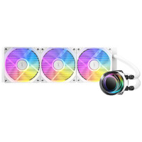 Antec Vortex Lum 360 White ARGB, Flüssigkeitskühlung, 12 cm, Weiß