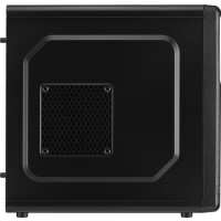 AEROCOOL ADVANCED TECHNOLOGIES Aerocool QS-182, Mini Tower, PC, Schwarz, micro ATX, Mini-ITX, Stahl, Heimbüro