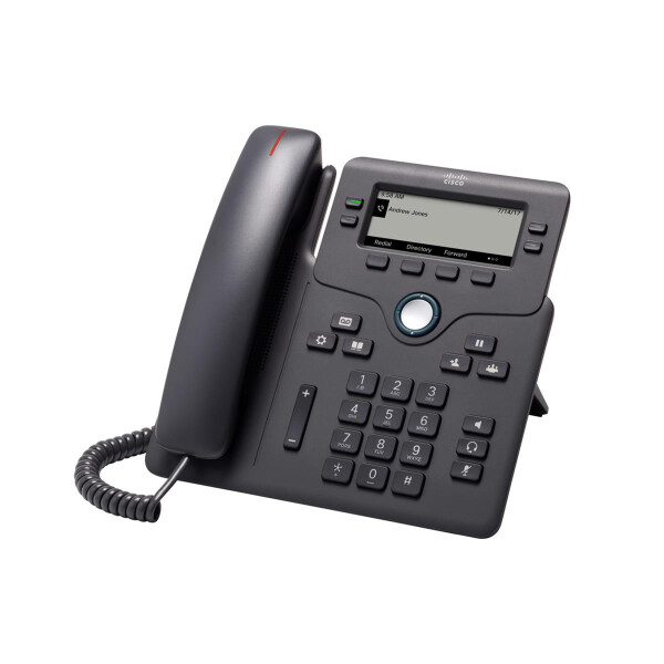 Cisco 6841, IP-Telefon, Schwarz, Kabelgebundenes Mobilteil, Tisch/Wand, 4 Zeilen, Digital