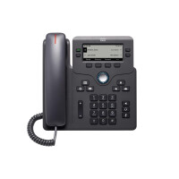Cisco 6841, IP-Telefon, Schwarz, Kabelgebundenes Mobilteil, Tisch/Wand, 4 Zeilen, Digital