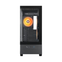 Chieftec PC-Gehäuse GT-01B-OP VISTA, Midi Tower, PC, Schwarz, ATX, micro ATX, Mini-ITX, Gaming, Multi