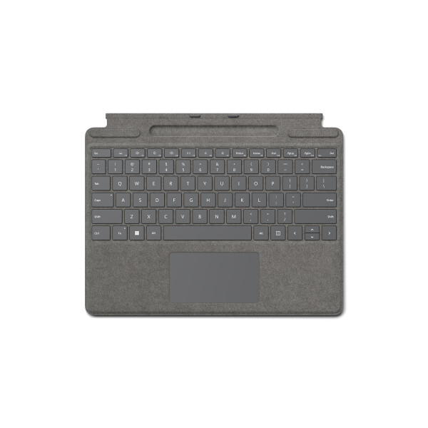 Microsoft Surface Pro Signature Keyboard, AZERTY, Französisch, Touchpad, Microsoft, Surface Pro 8 Surface Pro X, Platin