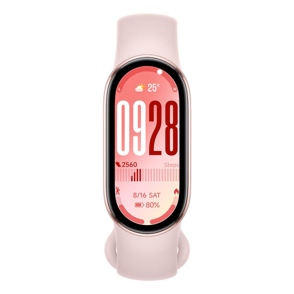 Xiaomi Band 10, Aktivitäts-Trackerarmband, 4,37 cm (1.72"), AMOLED, 233 mAh, Wasserfest, Pink