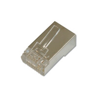 DIGITUS - DN-MO-8-8-SRS - Modular Stecker, für Rundkabel, 8P8C