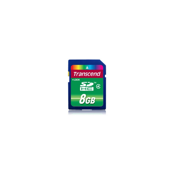 Transcend TS8GSDHC4 - 8 GB - SDHC - Schwarz
