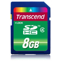Transcend TS8GSDHC4 - 8 GB - SDHC - Schwarz
