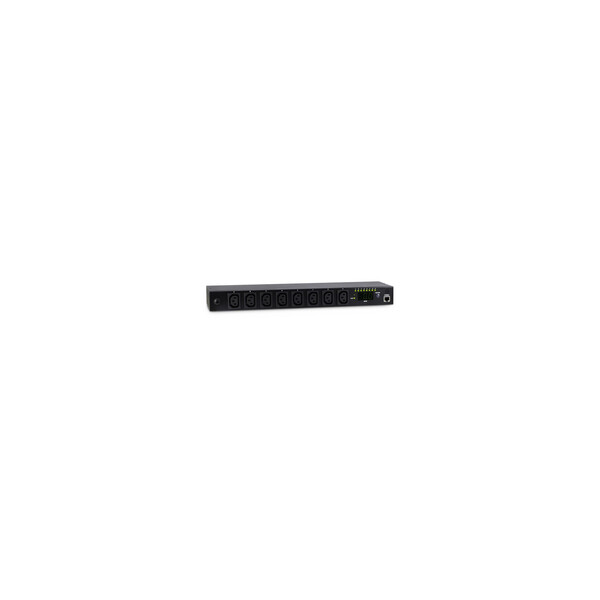 Inter-Tech SW-1681 - Geändert - Schwarz - LED - 8 AC-Ausgänge - C13-Koppler - C20-Koppler