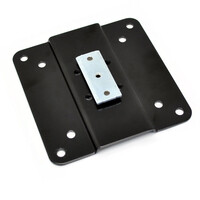 Ergotron SV Rear VESA Mount Kit - Schwarz - Metall - 9,1 kg - Wand - 55,9 cm (22") - StyleView SV40/41/42