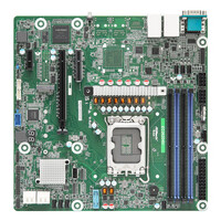 ASRock EC262D4U motherboard Intel C262 LGA 1700 micro ATX...