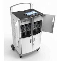 Compulocks CartiPad Duo - Wagen zur Verwaltung tragbarer Geräte - Weiß - iPad Mini - iPad Air - Galaxy Tab 1 - Galaxy Tab 2 - Galaxy Tab 3 - Galaxy Tab 4 - Surface - Surface 2,... - 550 mm - 458 mm - 989 mm